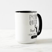 F*cking Quitter Oops I Mean Happy Retirement 2025 Mok (Voorkant rechts)