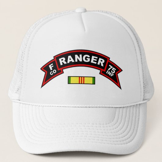 F Co., 75e infanterieregime - Rangers Vietnam Trucker Pet (Voorkant)