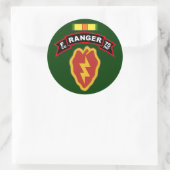 F Co., 75th Infantertry Regiment - Rangers, Vietna Ronde Sticker (Tas)