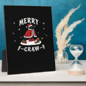 F-Craw-F Crow Christmas F-Caw-F Raven Christmas Cl Fotoplaat (Zijkant)