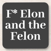 F* Elon Beverage Coaster Bier Onderzetter (Voorkant)