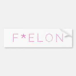 F * ELON! BUMPERSTICKER