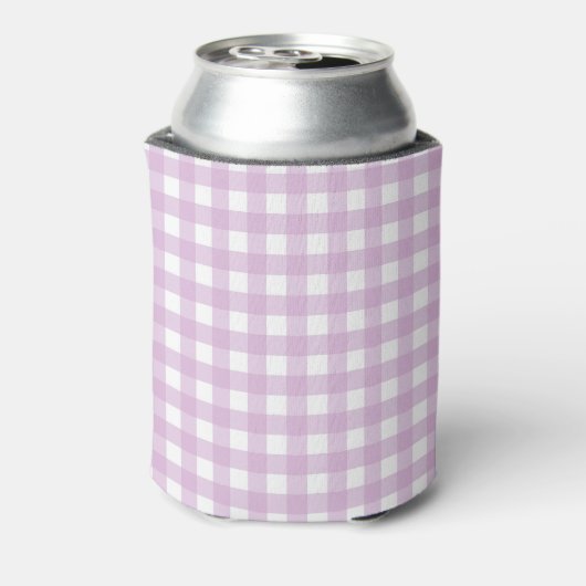 F en L Pink Gingham Blikjeskoeler (Blikje Achterkant)