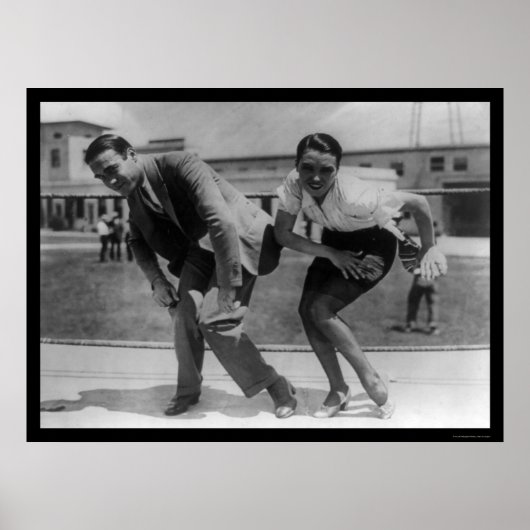 F. Farnum Teaching an Actress the Charleston 1925 Poster (Voorkant)