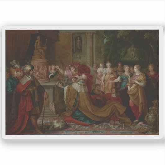 F. Francken de Jongere - De afgoderij van Salomo Sticker (Voorkant)