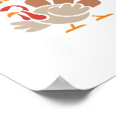 F-gobble-f Angry Mad Hilarious Turkey Meme Design  Poster (Hoek)