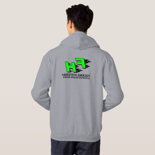 F_H ''REFLECTION' HOODIE (Achterkant volledig)