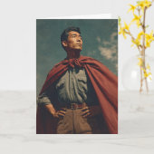 (F) Heldhaftige vader Kaart (Gele Bloem)