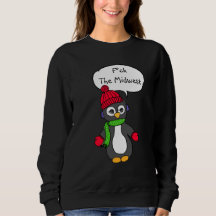 F het Midwest Funny Penguin Weer Shirt