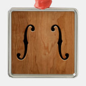 F-Holes — wg Metalen Ornament (Voorkant)