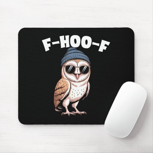 F-hoo-f Funny Bird Meme Graphic  Muismat (Met muis)