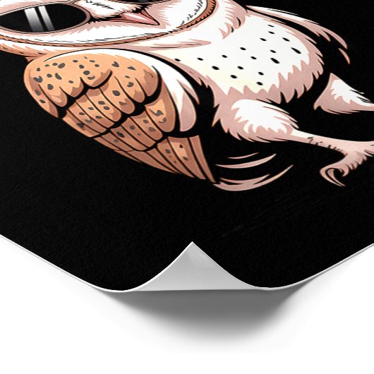 F-hoo-f Funny Bird Meme Graphic  Poster (Hoek)