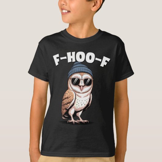 F-hoo-f Funny Bird Meme Graphic  T-shirt (Voorkant)
