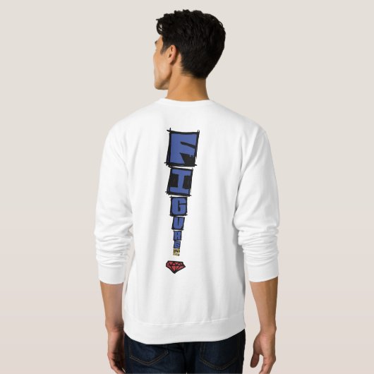 F.I.O. “Diamond” sweatshirt Light (Achterkant volledig)