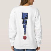 F.I.O. “Happy Emoji” Sweatshirt Light (Achterkant)