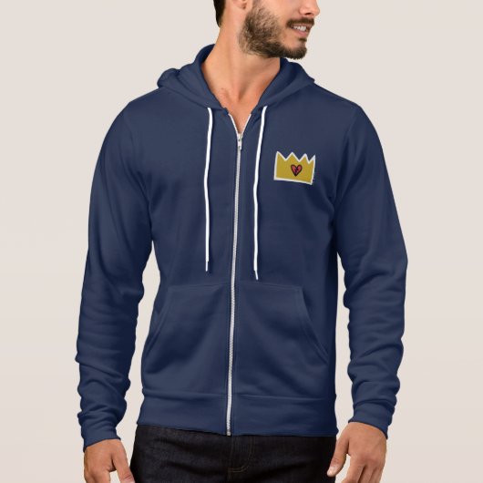 F.I.O. “King Of Pain” Sweatshirt Jacket Dark (Voorkant)