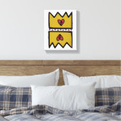 F.I.O. “King & Queen Of Pain”  Canvas Afdruk (Insitu (Slaapkamer))