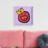 F.I.O. “The Happiest Queen Of Pain”  Canvas Afdruk (Insitu (Woonkamer))