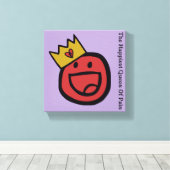 F.I.O. “The Happiest Queen Of Pain”  Canvas Afdruk (Insitu (Houten vloer))