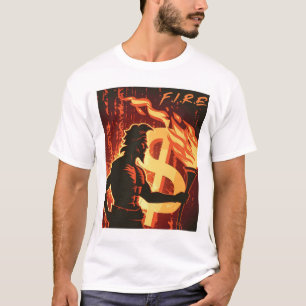 F.I.R.E. Fakkel – Financiële Onafhankelijkheid Opn T-shirt