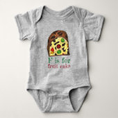 F is voor de Plak ABCs van de Vruchtencake van Romper (Voorkant)