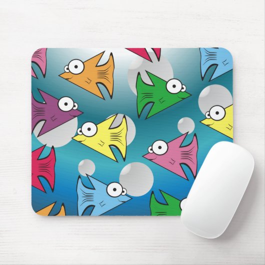 F is voor de visserij muismat (Met muis)