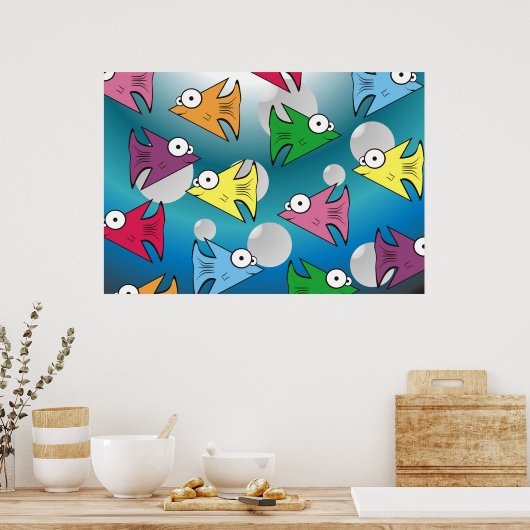 F is voor de visserij! poster (Keuken)