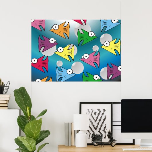 F is voor de visserij! poster (Thuiskantoor)