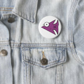F is voor de visserij! ronde button 5,7 cm (In situ)