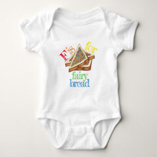 F is voor Fairy Brood Australisch eten Rainbow Toa Romper