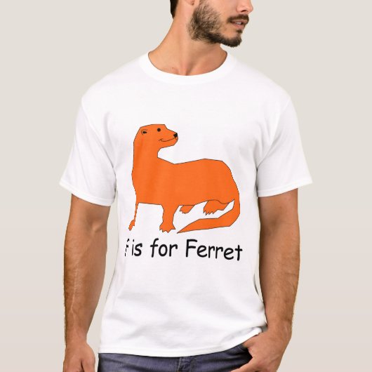 F is voor Ferret T-shirt (Voorkant)