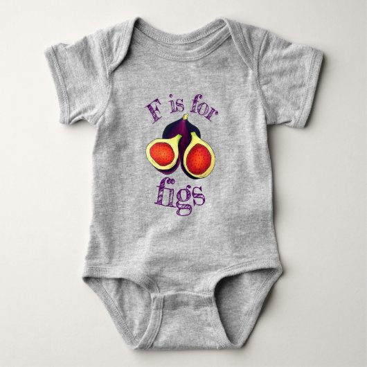 F IS VOOR FIGS Rpe Fresh Summer Fig Tree Romper (Voorkant)