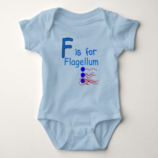 F is voor Flagellum Romper (Voorkant)