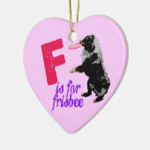 F is voor Frisbee Ornament (Links)