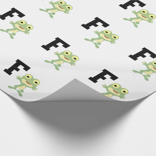 F is voor Frogman Cadeaupapier (Hoek)