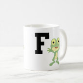 F is voor Frogman Koffiemok (Voorkant rechts)