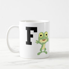 F is voor Frogman Koffiemok