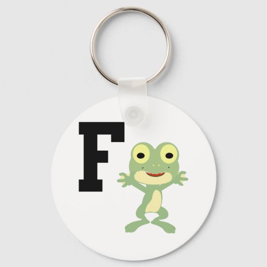 F is voor Frogman Sleutelhanger (Voorkant)