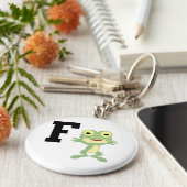 F is voor Frogman Sleutelhanger (Zijkant)
