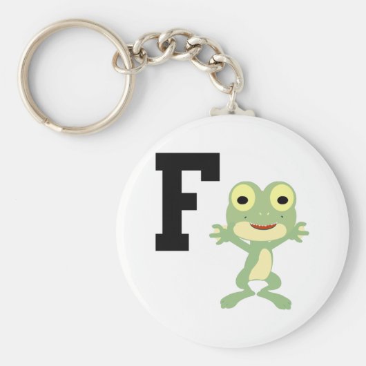 F is voor Frogman Sleutelhanger (Voorkant)