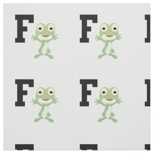 F is voor Frogman Stof (Swatch)