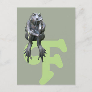 F is voor Kikkervisje Briefkaart