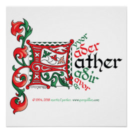 F is voor Vader Poster