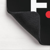 F IT Anti Fitness Slogan Muismat (Hoek)