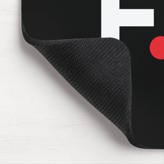 F IT Anti Fitness Slogan Muismat (Hoek)