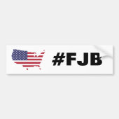 F Joe Biden #FJB Bumpersticker (Voorkant)
