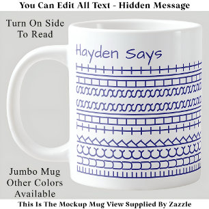F**k Deze Shit-Hidden Message 144BuW Funny Kantoor Grote Koffiekop