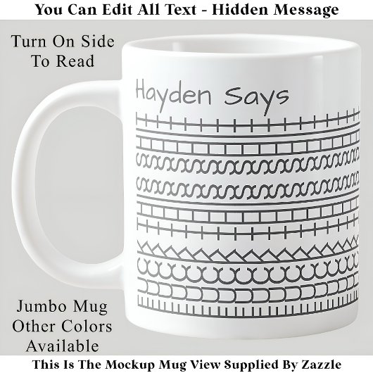 F**k Dit Shit-Hidden Bericht 144GW Grappige Kantoo Grote Koffiekop