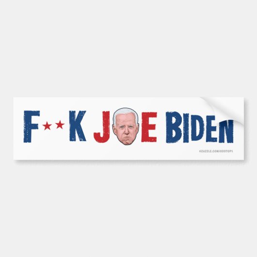 F**K JOE BIDEN Bumpersticker (Voorkant)