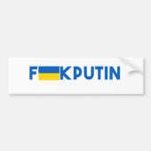 F**k Poetin Bumpersticker (Voorkant)